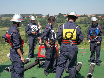 4. mesto na občinskem gasilskem tekmovanju v Fokovcih